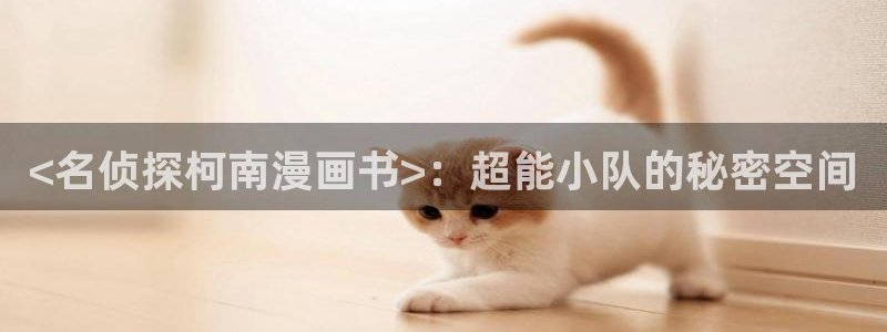 韩漫画在线看免费入口：<名侦探柯南漫画书>：超能小队的秘密空间